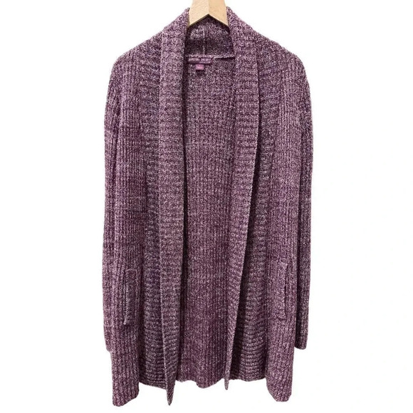 Barefoot Dreams Burgundy Montecito Cardigan sz Small - Picture 2 of 10